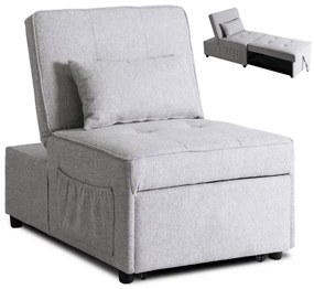 Kreslo EMILIO 67 cm, sivé