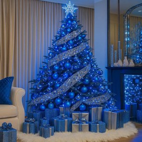 Vianočné svetielka vnútorné modré 300 LED