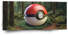 Sablio Obraz Pokemon ball Les - 110x50 cm