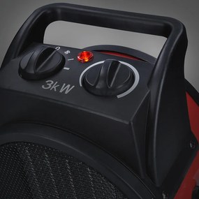 SOLIGHT Teplovzdušný priamotop s ventilátorom 3000W