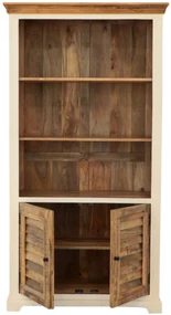 furniture-nabytek.cz - Knižnica z dreva mango 100x190x45