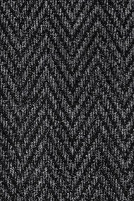 Podlahové krytiny Vebe - rohožky Čistiaca zóna Boomerang 70 sivá - Rozmer na mieru cm