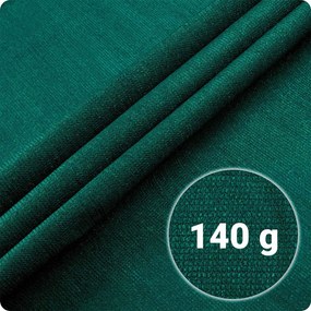 Tieniaca sieť 1,5x25m 140g/m2 + 50 svoriek PLONOS 454211 - zelená