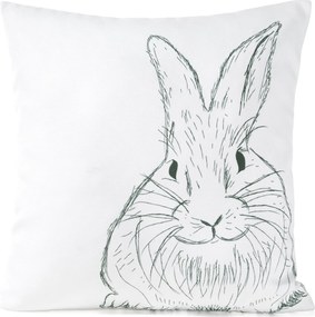 VEĽKONOČNÁ DEKORAČNÁ OBLIEČKA NA VANKÚŠ CHUBY 45X45 CM VZOROVANÁ