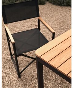 LLADO skladacia stolička Čierna