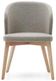 Béžové čalúnené jedálenské kreslo Darice – Kave Home