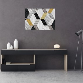 Sklenený obraz - Textúrovaný dekor (70x50 cm)