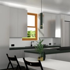 Brilagi - Luster na lanku POKER 1xGU10/25W/230V zelená