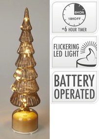 Vánoční LED světelná dekorace Karter 40 cm teplá bílá