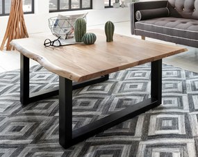 Čierny Konferenčný stolík TABLES & BENCHES 120 × 80 × 45 cm SIT MÖBEL