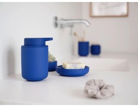 Modrý kameninový kúpeľňový organizér na vatové tampóny Ume – Zone