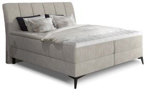 Kontinentálna posteľ 140 cm Alberto (béžová) (s matracmi). Vlastná spoľahlivá doprava až k Vám domov. 1027334