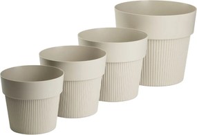 Květináč SILVA LINE 17,4x20 cm béžový