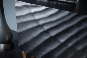 Dizajnový TV stolík Zorpi 160 cm – masívne mangové drevo / čierna