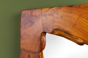 Zrkadlo MOSAIC 90 cm z masívneho teakového dreva