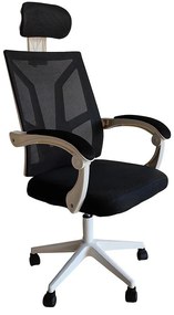Kancelárske kreslo Drake 4797 čierna/biela