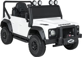 Elektrické autíčko Land Rover Defender 110 SVX biele