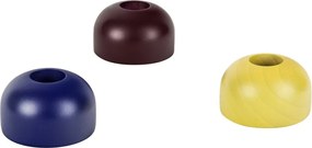 Drevené svietniky v súprave 3 ks Lums – noo.ma