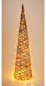 Vonkajšia vianočná dekorácia Svietiaci kužeľ, 80 x 20 cm, 300 LED, teplá biela, 80 cm