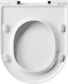 Kerasan Kerasan, FLO WC sedátko, SLIM, Soft Close, biela, 319101N