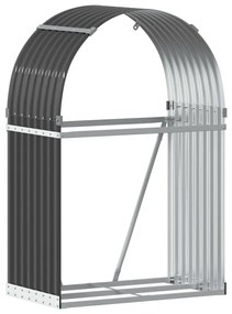 Držiak na polená antracitový 80x45x120 cm pozinkovaná oceľ