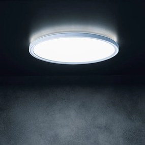 KANLUX KANLUX, AZPO stropné LED svietidlo, priemer 225mm, 11,8W, 3000/4000/6000K, IP54, biela, 31512