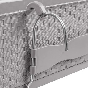 Plastový balkónový kvetináč DRL500PW 49,2 cm - mocca
