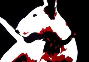 Ručne maľovaný POP Art obraz Dog | rôzne rozmery
