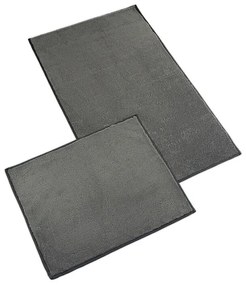 Bellatex Sada Koupelnových předložka bez výkrojeBANYGOLD tmavě šedá, 60 x 100, 60 x 50 cm
