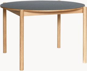 Okrúhly jedálenský stôl's linoleovým povrchom Oblique, Ø 115 cm