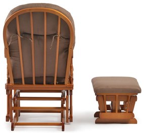 AUTRONIC Hojdacie relaxačné kreslo Glider s podnožkou 20451 OAK