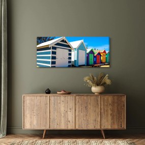 Obraz - Pláž Brighton, Melbourne, Austrália (120x50 cm)