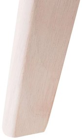 Jedálenský stôl 150 x 90 cm biela/svetlé drevo SANTOS Beliani