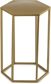 STOJAN NA KVETINÁČ HEXA 40X24X28 CM ZLATÁ