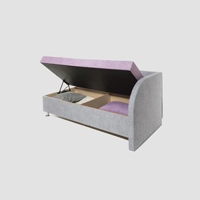 AVA NAVI, PRAVÁ 120x200 Varianta: MONOLITH 85