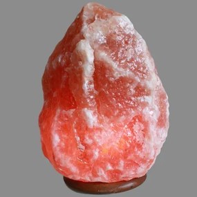 Himalájska soľná lampa s dreveným podstavcom 24-25kg