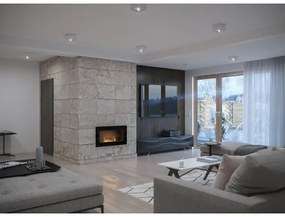 InFire - Vstavaný BIO krb 49x90 cm 3kW čierna