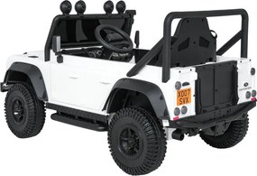 Elektrické autíčko Land Rover Defender 110 SVX biele