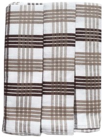 Polášek Károvaná utierka Egypt – 3 ks - č. 15 | Tmavomodrá / modrá