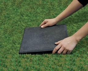 Plastová dlaždica STOMP STONE 30 x 30 cm, antracit MHEU5100297