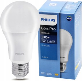 LED žiarovka Philips E27 - 13W - 1521 lm - studená biela - CorePro Premium A60