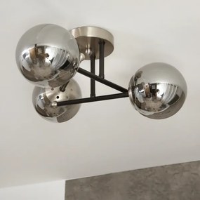 Brilagi - Prisadený luster MALIVA 3xE14/15W/230V matný chróm/dymová