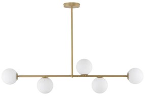 Luster na tyči GAMA 5xG9/12W/230V zlatá