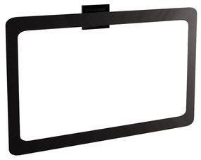 Rea Oste, prsteňový kúpeľňový vešiak na uterák, čierna matná, REA-88071