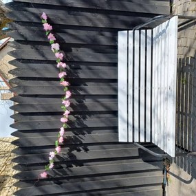 DECOLED Jarný veniec, 220 cm, d. 15 cm, ružový, sakura