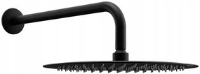 Mexen KAI, podomietkové rameno 40cm + sprchová hlavica 30cm, čierna, 79230-70 + 79211-70
