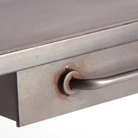 Pracovný stôl chiara 105 x 41 cm sivý MUZZA