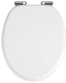 WENKO 22885100-WC sedátko URBIO 36x42,5 cm biela/strieborná