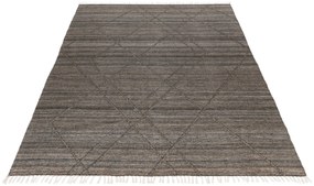 Obsession koberce Ručne tkaný kusový koberec My Dakar 365 anthracite – na von aj na doma - 140x200 cm