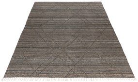 Obsession, Ručne tkaný kusový koberec My Dakar 365 anthracite – na von aj na doma, 80x150, šedá, chodba / predsieň